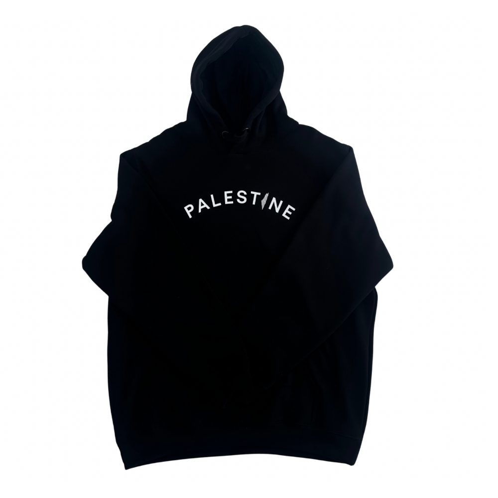 Palestine on Front Hoodie - Adults