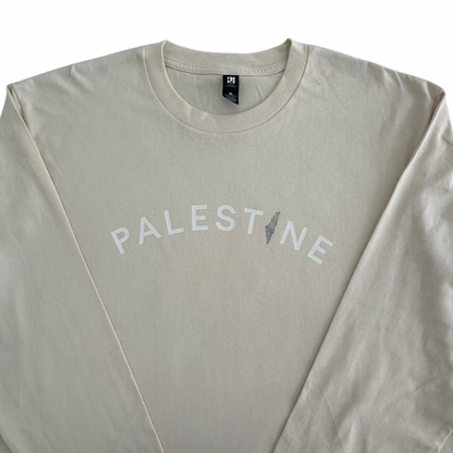 Palestine on Front & Back Long Sleeve - Adults